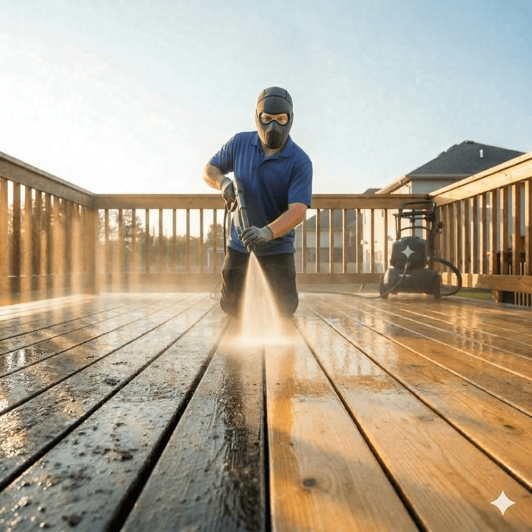 Power washing and deep cleaning service by Deck Medic, Toronto area
